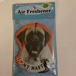 I ♥️ My Mastiff car air freshener nwt.